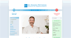 Desktop Screenshot of dr-roetterink.de